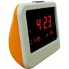B2728B-黄-LED数码显示时间、以及温度等信息钟